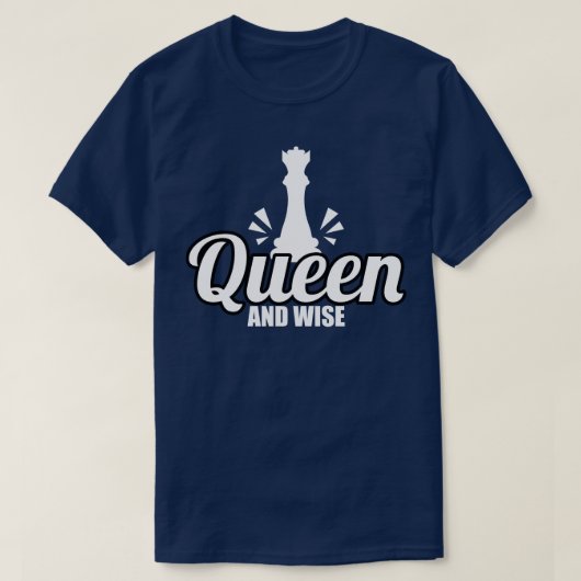 チェスと賢い Tシャツ (デザイン正面)