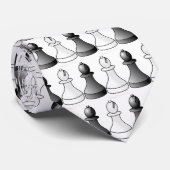 チェスによってインスパイア首のタイ ネクタイ (ロール)