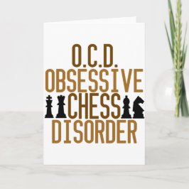 チェスに取り付かれている カード