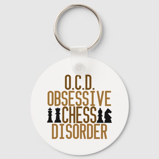 チェスに取り付かれている キーホルダー (正面)