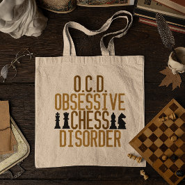 チェスに取り付かれている トートバッグ