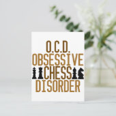 チェスに取り付かれている ポストカード (スタンド正面)