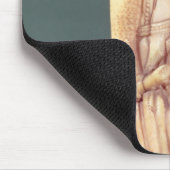 チェスのこまセットからの騎士 マウスパッド (コーナー)