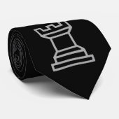 チェスのこまセットのミヤマガラス ネクタイ (ロール)