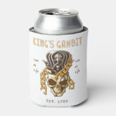 チェスのキングのゲームビットのEst 1700移動1.e4 e5 2.f4 缶クーラー (缶正面)