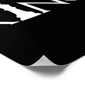 チェスのキングピースを持つ王 ポスター (角)