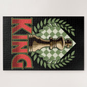 チェスのキング ジグソーパズル (横)