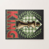 チェスのキング ジグソーパズル (横)