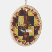 チェスのキング セラミックオーナメント (右)