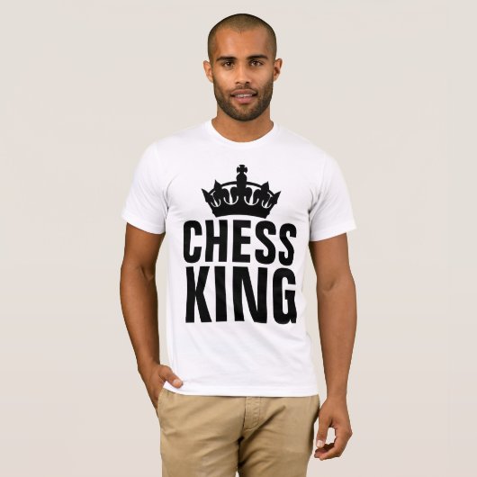 チェスのキングTシャツ Tシャツ (正面フル)