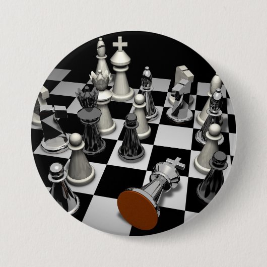 チェスのキーチェーン 缶バッジ (正面)