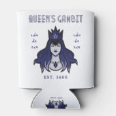 チェスのクイーンのゲームビットのEst 1700移動1.e4 e5 2.f4 缶クーラー (裏面)