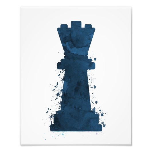 チェスのクイーンアート フォトプリント (正面)