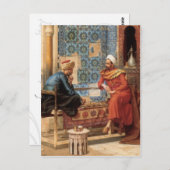 チェスのゲームのはがき ポストカード (正面/裏面)