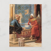 チェスのゲームのはがき ポストカード (正面)