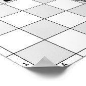 チェスのゲームのポスター2 ポスター (角)