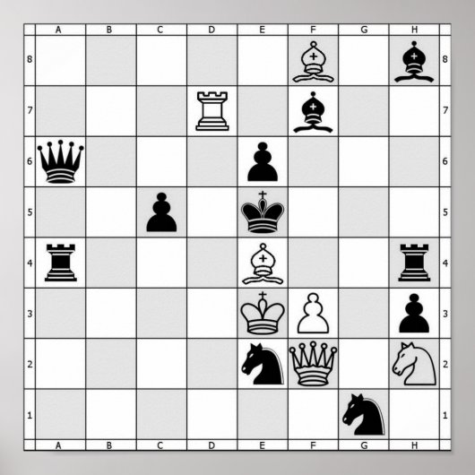 チェスのゲームのポスター2 ポスター (正面)