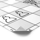 チェスのゲームのポスター3 ポスター (角)