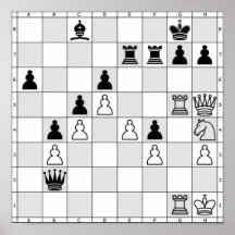 チェスのゲームのポスター7