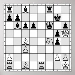 チェスのゲームのポスター8 ポスター