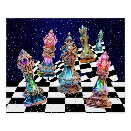 チェスのゲームポスター ポスター (正面)