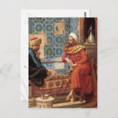 チェスのゲーム詳細はがき ポストカード (正面/裏面)