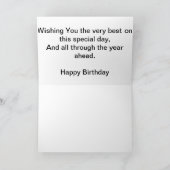 チェスのゲーム カード (内部)