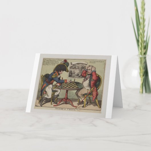 チェスのゲーム カード (正面)