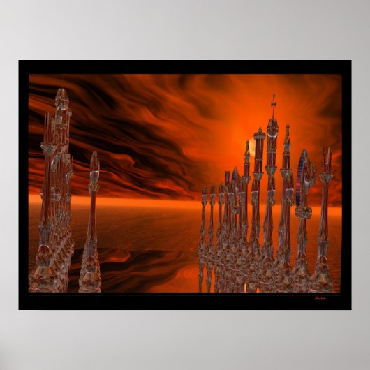 チェスのゲーム ポスター (正面)