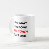チェスのコーチ素晴らし。 コーヒーマグカップ (正面左)