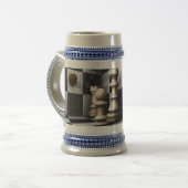 チェスのスタイル ビールジョッキ (正面左)