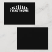 チェスのセット駒がファ得ンを動かカッコいいす エンクロージャーカード (正面/裏面)