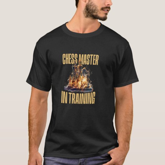 チェスのチェスのチェスのマスターのトレーニング Tシャツ (正面)