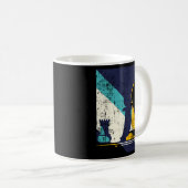 チェスのチェスの駒 コーヒーマグカップ (正面右)