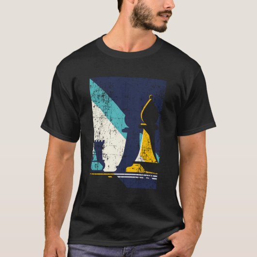 チェスのチェスの駒 Tシャツ (正面)