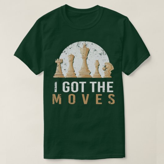 チェスのチェックメイト Tシャツ (デザイン正面)