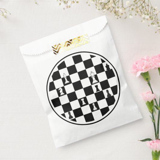 チェスのテーマ有利なバッグ – 戦略的パーティーアクセス フェイバーバッグ (封をした状態)