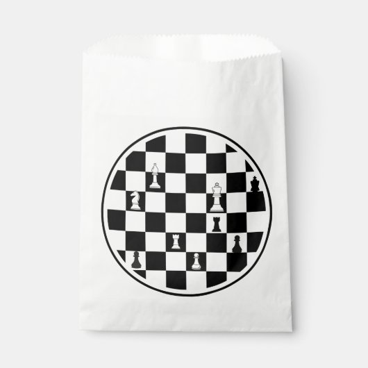 チェスのテーマ有利なバッグ – 戦略的パーティーアクセス フェイバーバッグ (正面)