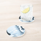 チェスのデザインのコースター コースター (側面)