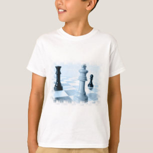 チェスのデザインの青年Tシャツ Tシャツ