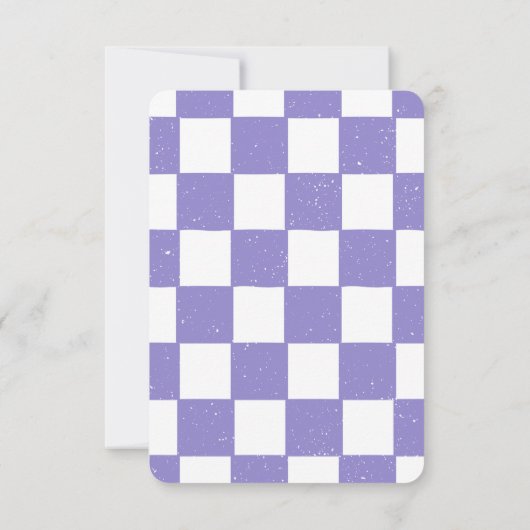 チェスのトーナメントの誕生日パーティー女の子の写真3 招待状 (裏面)