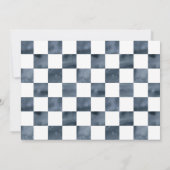 チェスのトーナメント子供の誕生日パーティー 招待状 (裏面)