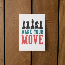 チェスのトーナメント招待状カード 招待状