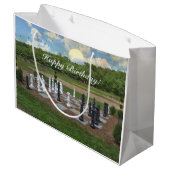 チェスのハッピーバースデー! ラージペーパーバッグ (裏面アングル)