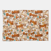 チェスのバトル キッチンタオル (横)