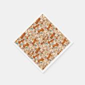 チェスのバトル スタンダードカクテルナプキン (角)