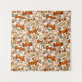 チェスのバトル タペストリー (正面(横))