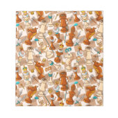 チェスのバトル ノートパッド (正面)