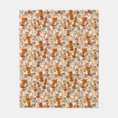 チェスのバトル フリースブランケット (正面)