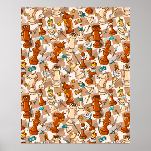 チェスのバトル ポスター (正面)